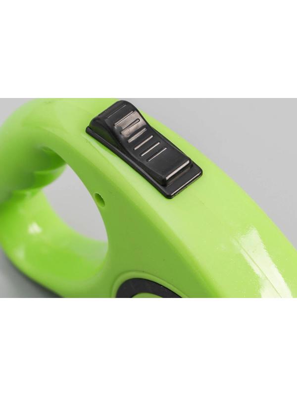 Рулетка эргономичная, 5 м, до 15 кг, зёленая