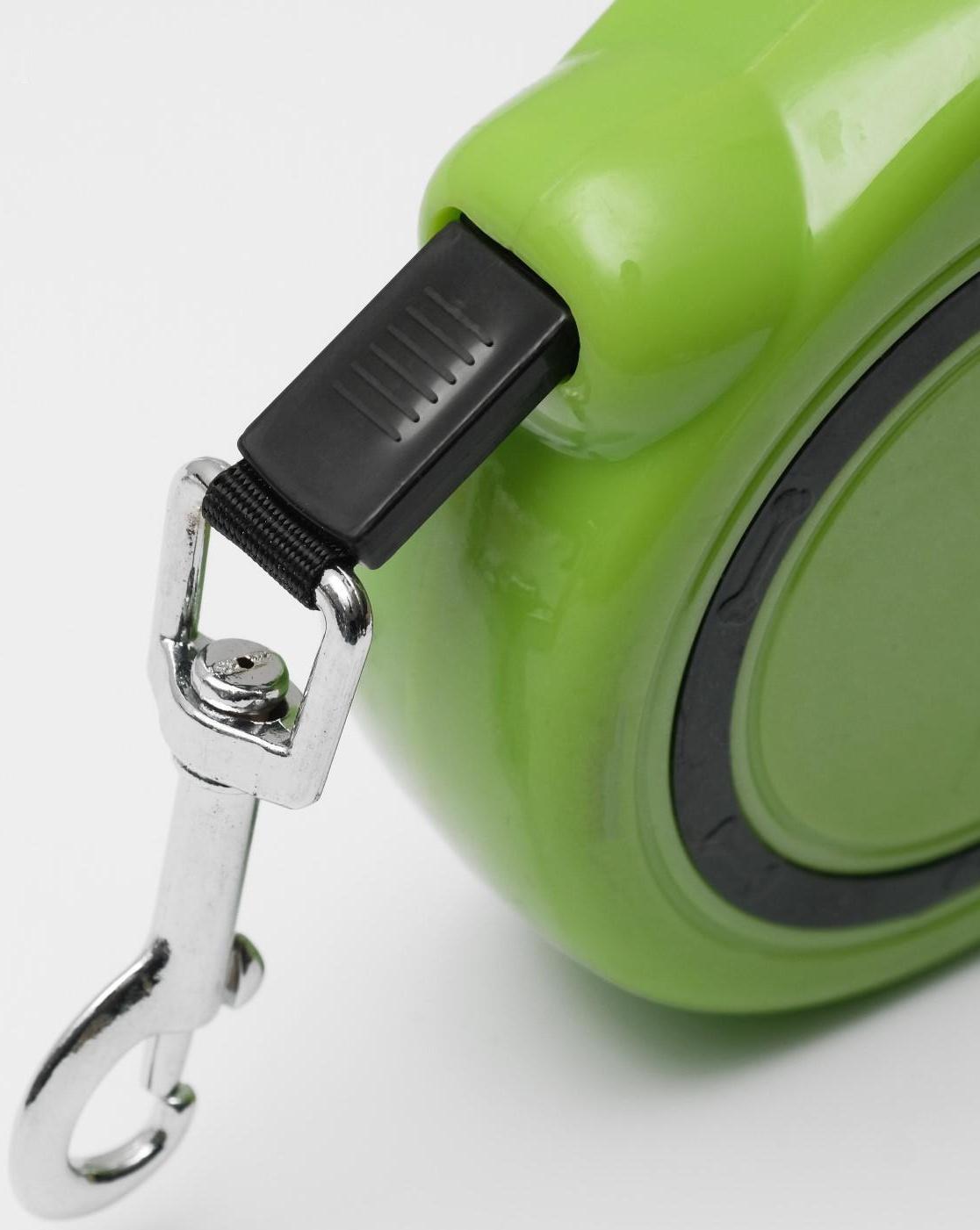 Рулетка эргономичная, 3 м, до 11,5 кг, зелёная