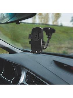 Держатель телефона TORSO, на гибкой штанге, раздвижной 5.5 - 8.5 см, цвет черный