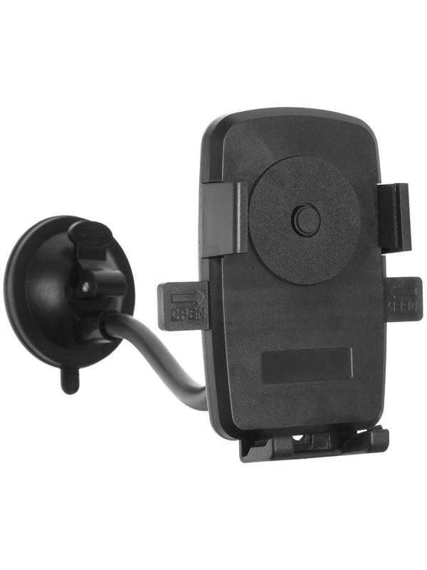 Держатель телефона TORSO, на гибкой штанге, раздвижной 5.5 - 8.5 см, цвет черный