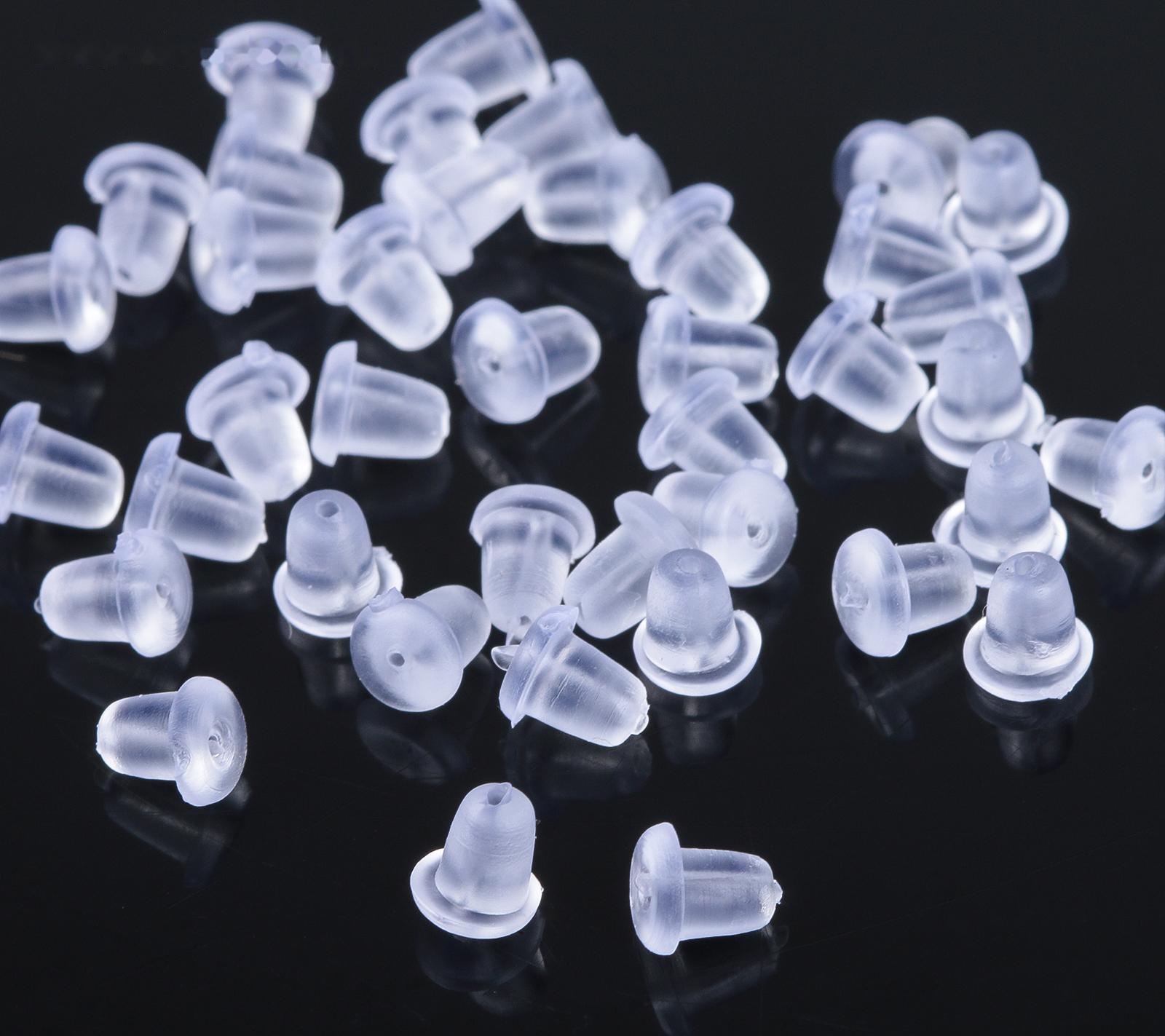 Заглушки силиконовые для швенз и пусет (набор 20 пар), 5*4мм