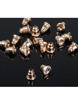 Заглушки для швенз и пусет (набор 10 пар), цвет золото