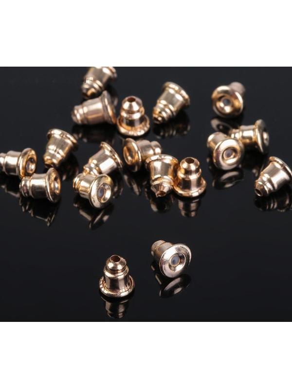 Заглушки для швенз и пусет (набор 10 пар), цвет золото