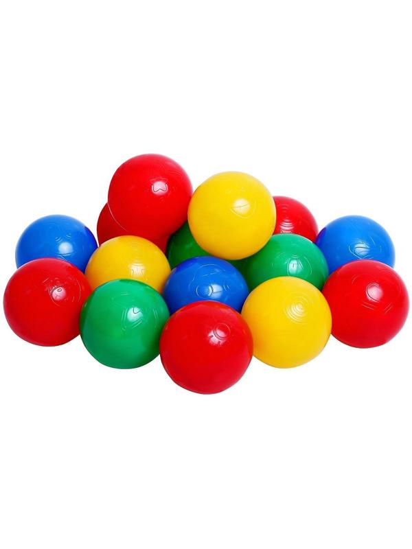 Шарики для сухого бассейна с рисунком, диаметр шара 7,5 см, набор 500 штук, цвет разноцветный