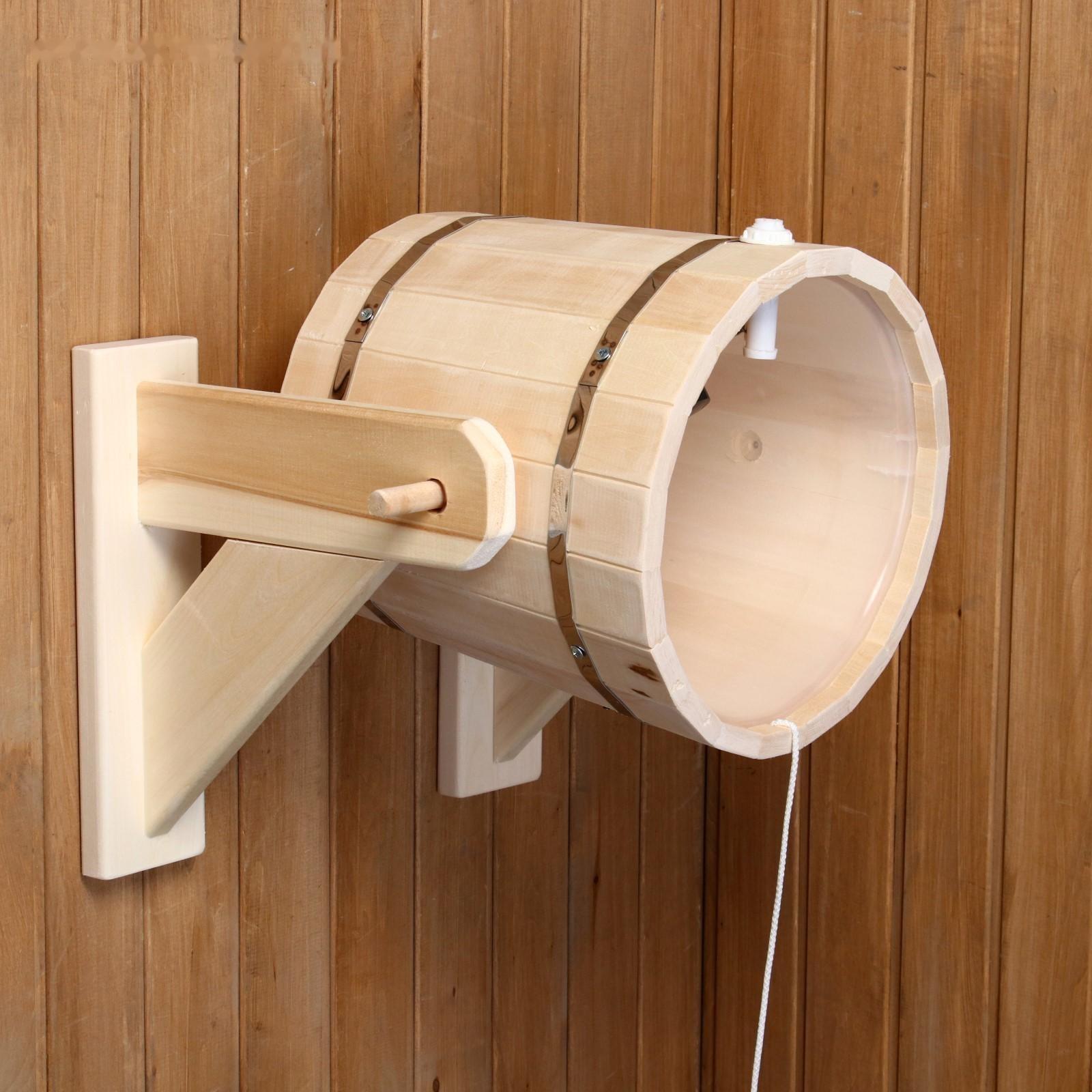 Обливное устройство из липы, 13л, пластиковая вставка, 