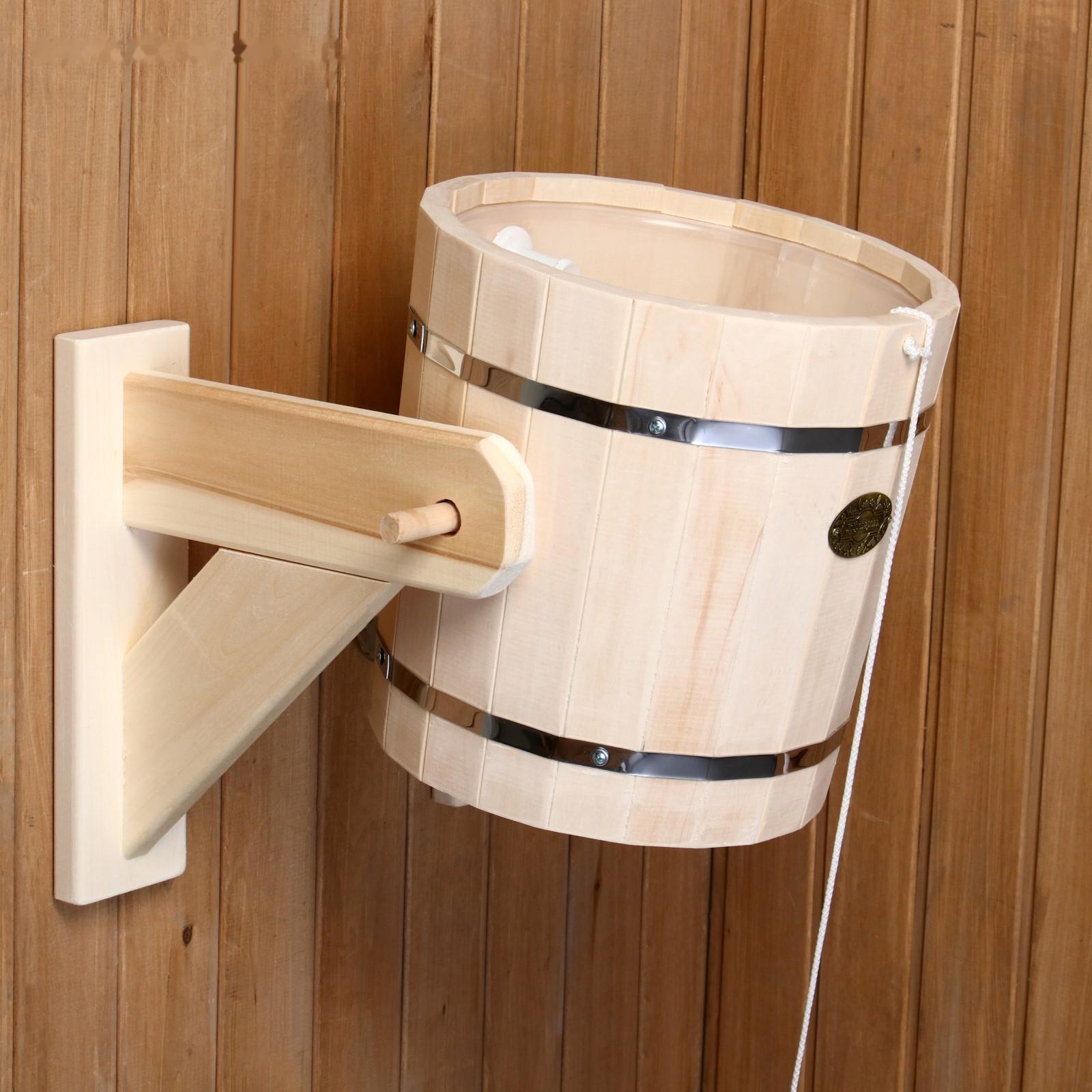 Обливное устройство из липы, 13л, пластиковая вставка, 