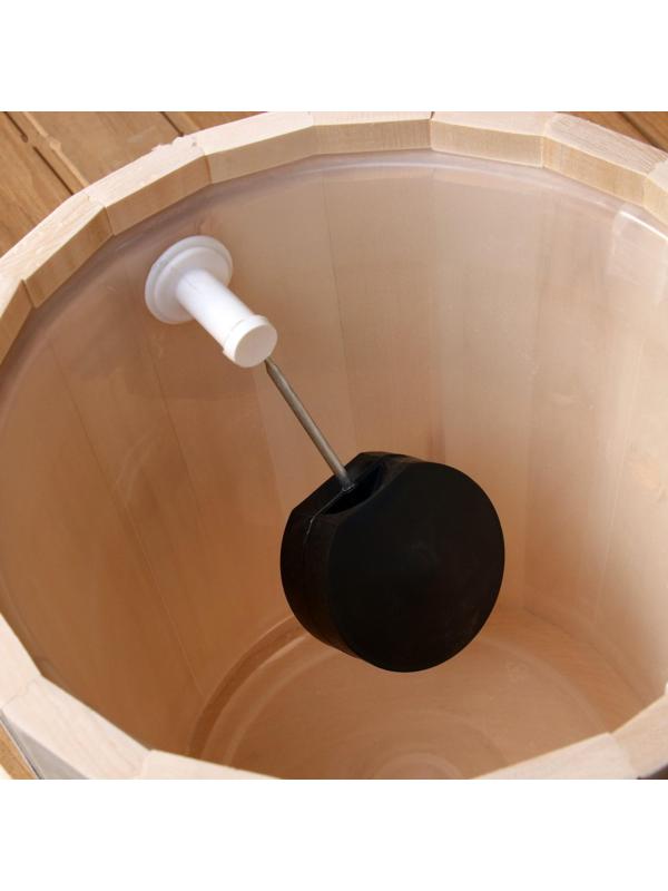 Обливное устройство из липы, 13л, пластиковая вставка, 