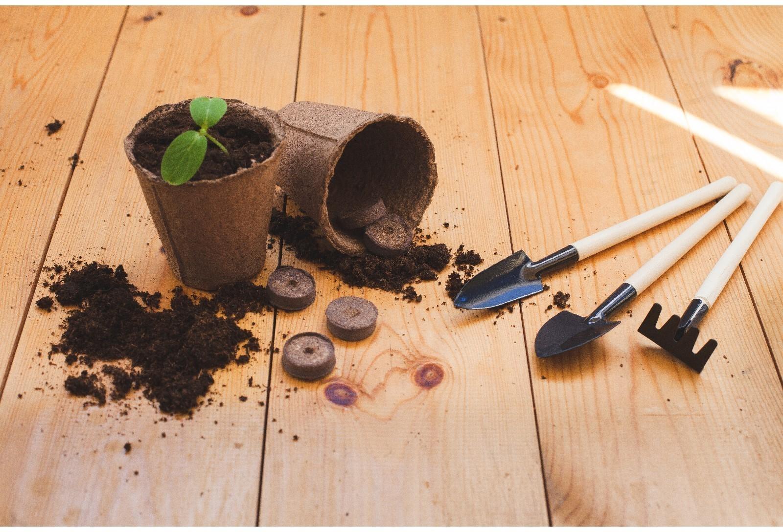 Торфяной горшок, 250 мл, 8 × 8 см, набор 20 шт., Greengo