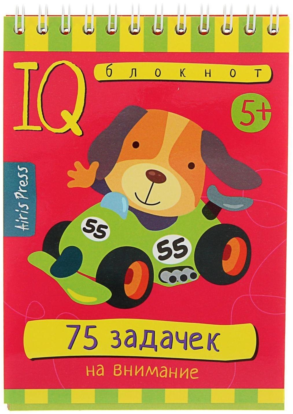 Умный блокнот «75 задачек на внимание»