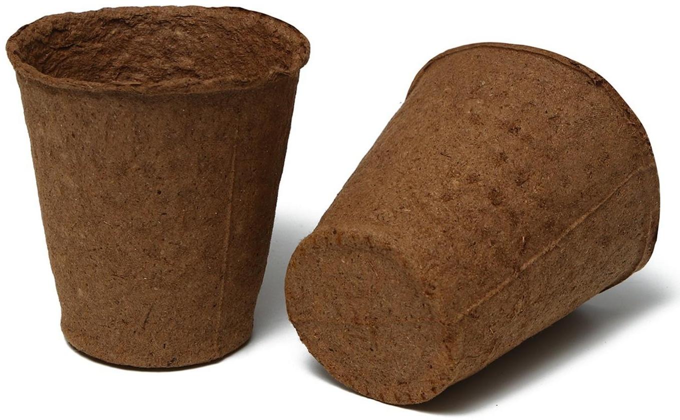 Торфяной горшок, 400 мл, 9 × 9 см