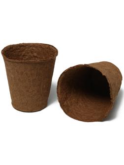 Торфяной горшок, 400 мл, 9 × 9 см