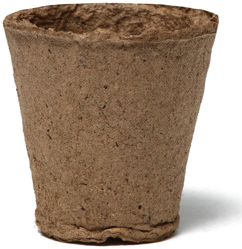 Торфяной горшок, 100 мл, 6 × 6 см, набор 20 шт., Greengo