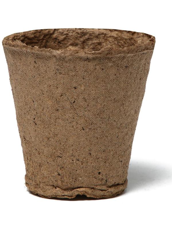 Торфяной горшок, 100 мл, 6 × 6 см, набор 20 шт., Greengo