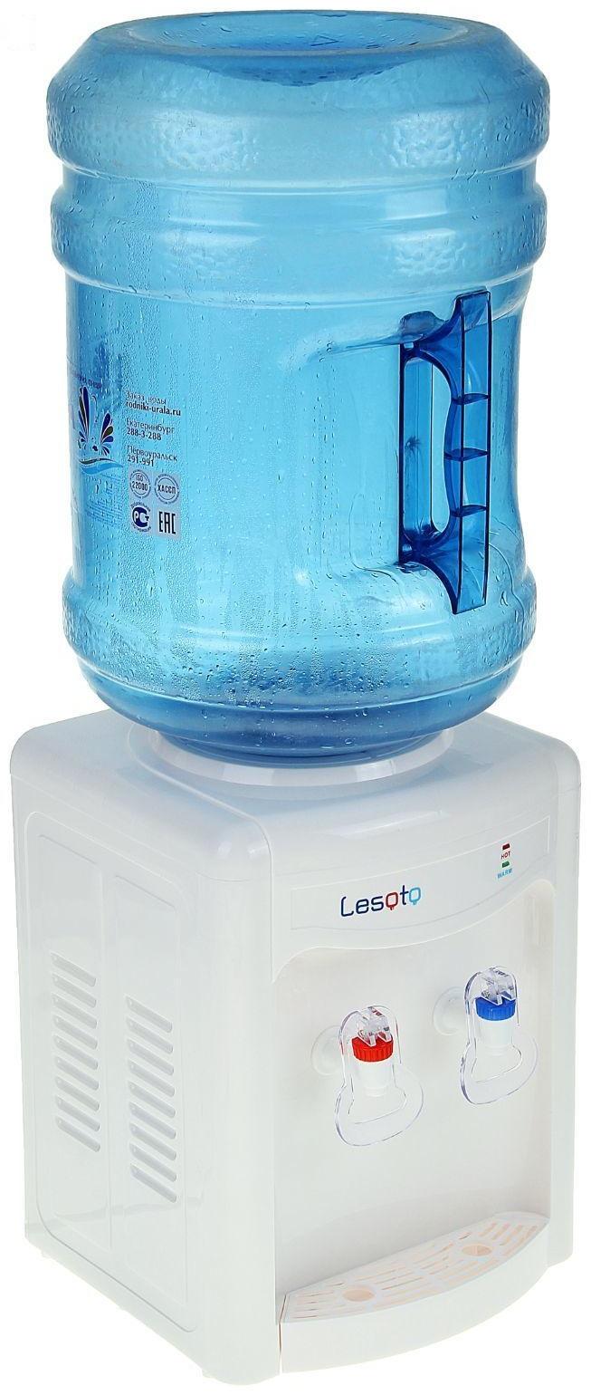 Кулер для воды LESOTO 34 TK, только нагрев, 550 Вт, белый