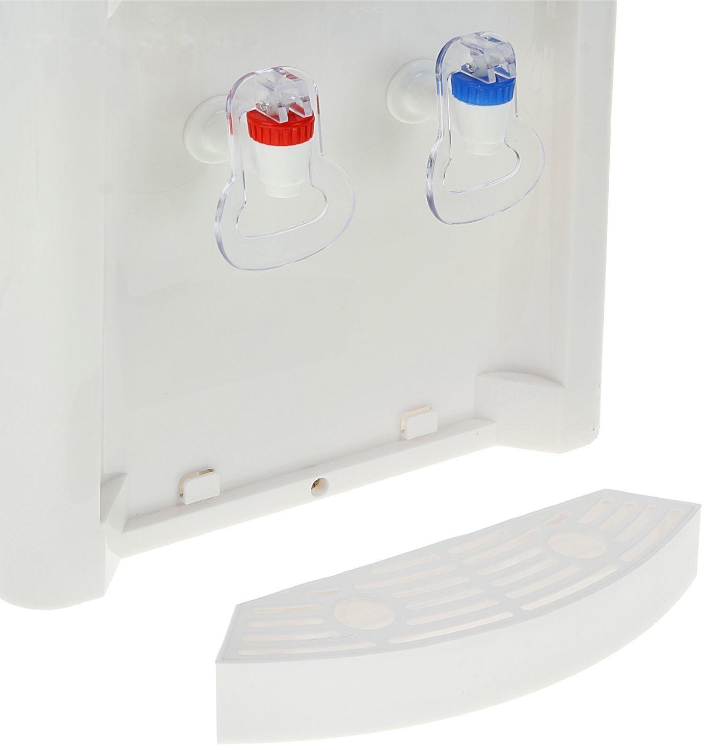 Кулер для воды LESOTO 34 TK, только нагрев, 550 Вт, белый