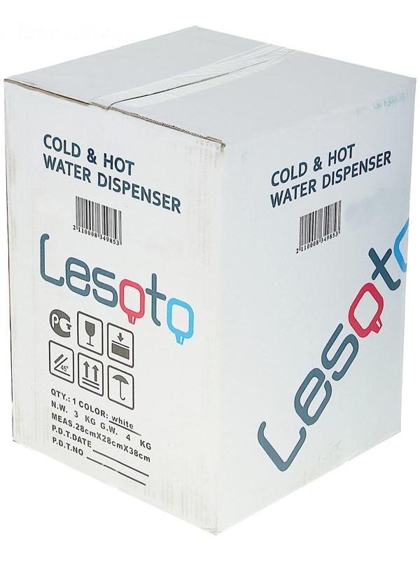 Кулер для воды LESOTO 34 TK, только нагрев, 550 Вт, белый