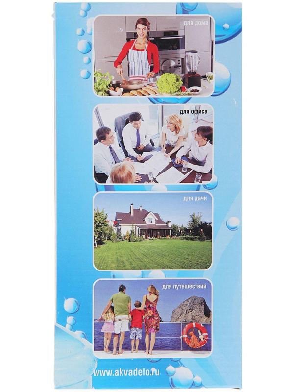 Помпа для воды LESOTO Ideal, механическая, под бутыль от 11 до 19 л, голубая