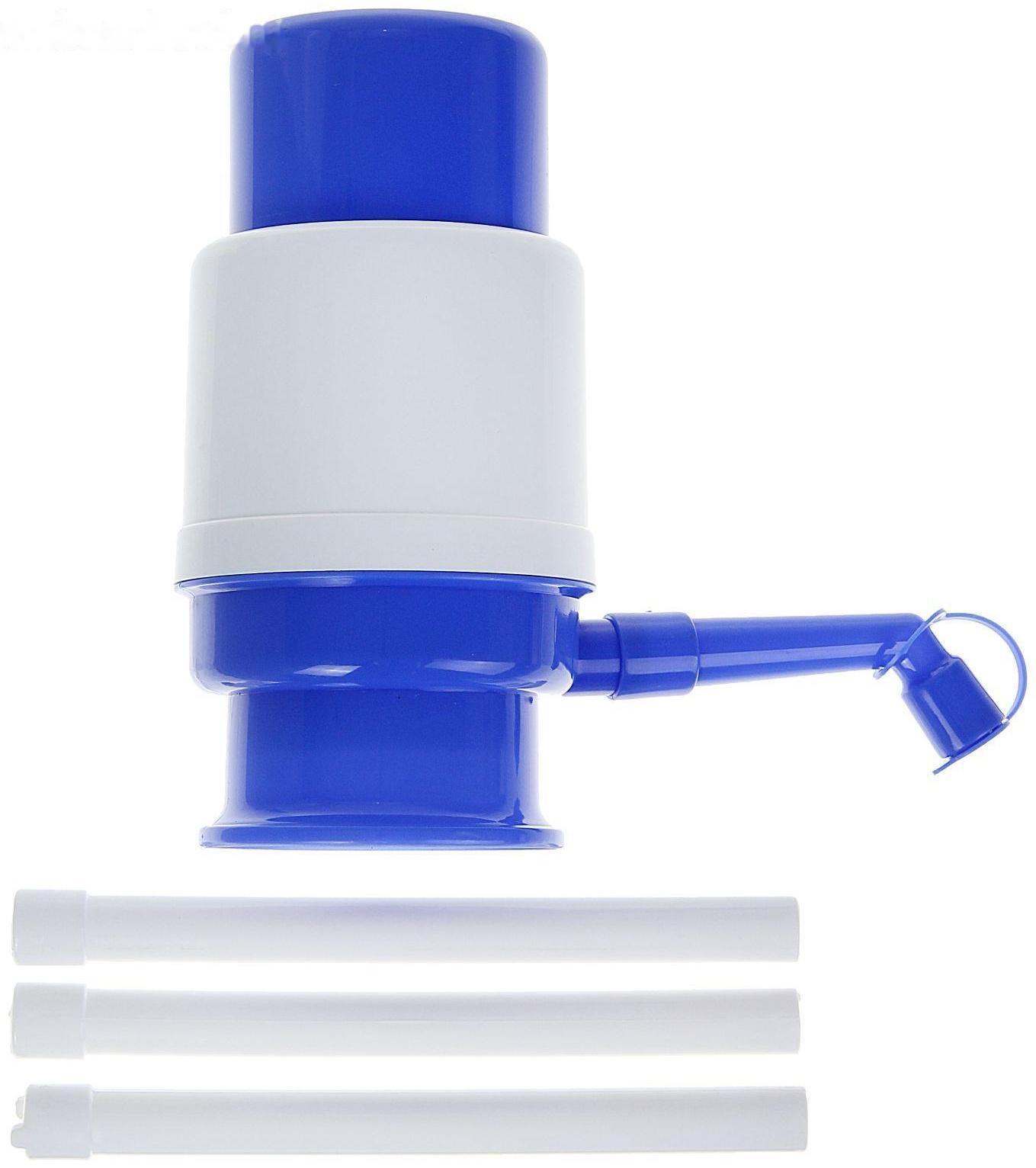 Помпа для воды LESOTO Mini, механическая, под бутыль от 11 до 19 л, голубая