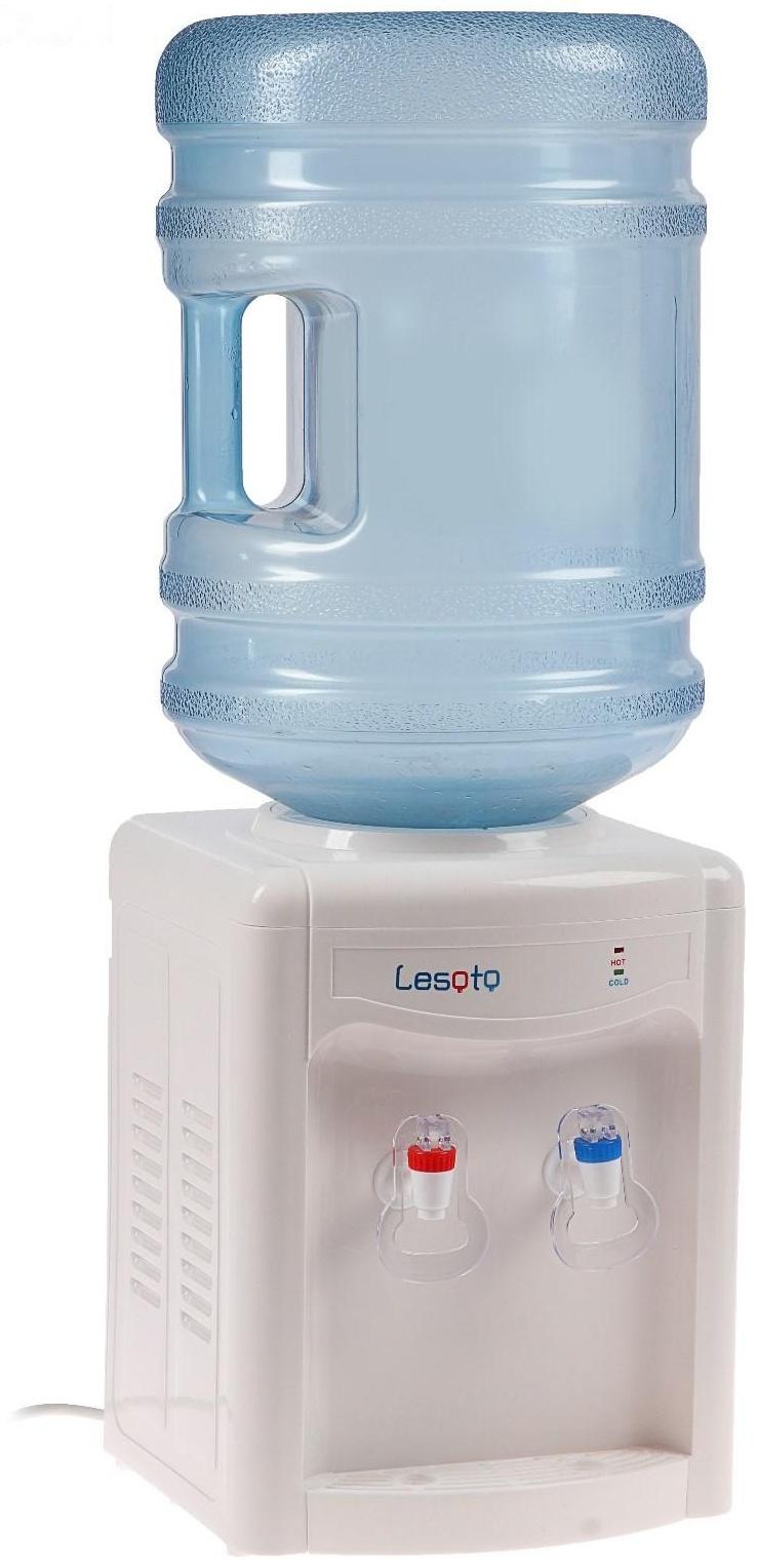 Кулер для воды LESOTO 34 TD, нагрев и охлаждение, 500-550/68 Вт, белый