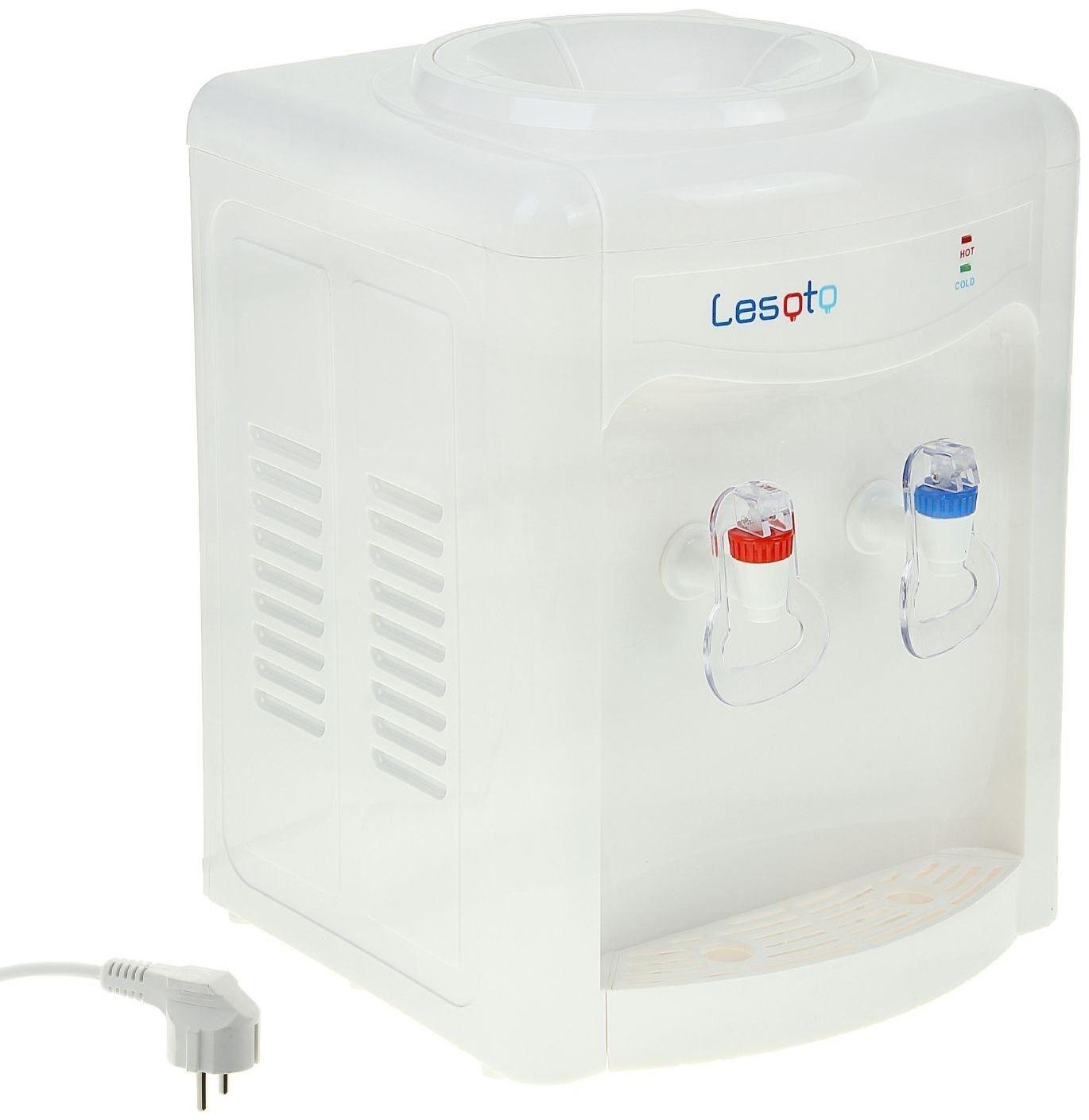 Кулер для воды LESOTO 34 TD, нагрев и охлаждение, 500-550/68 Вт, белый