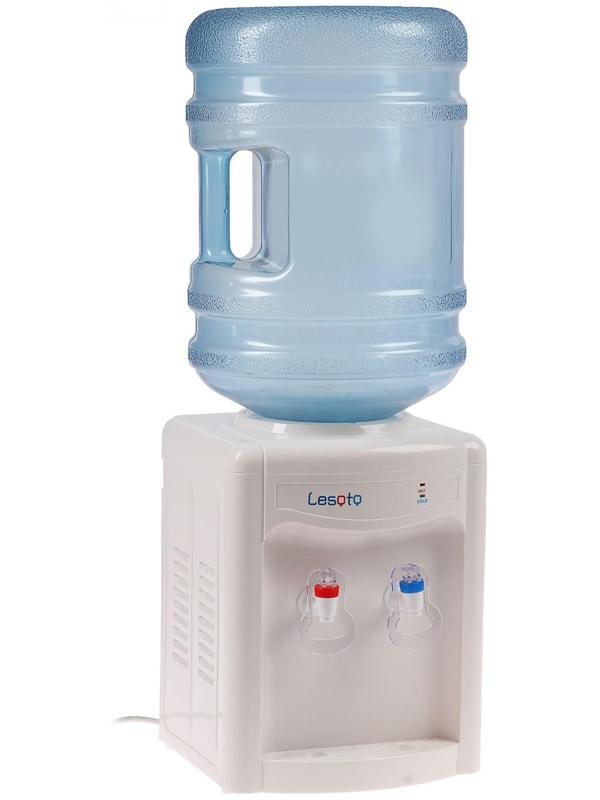 Кулер для воды LESOTO 34 TD, нагрев и охлаждение, 500-550/68 Вт, белый