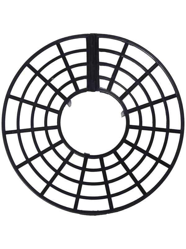 Кустодержатель для клубники, d = 25.5 см, пластик, набор 5 шт., чёрный