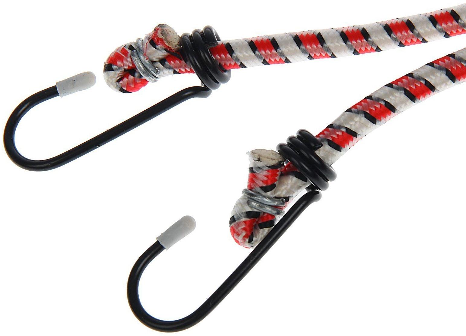 Резинка для крепления багажа Nova Bright с крюками, 0.6 м, набор 2 шт