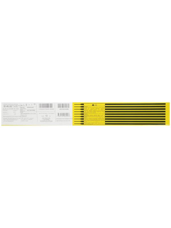 Электроды ESAB ОК 46, d=4 мм, 450 мм, 6.6 кг