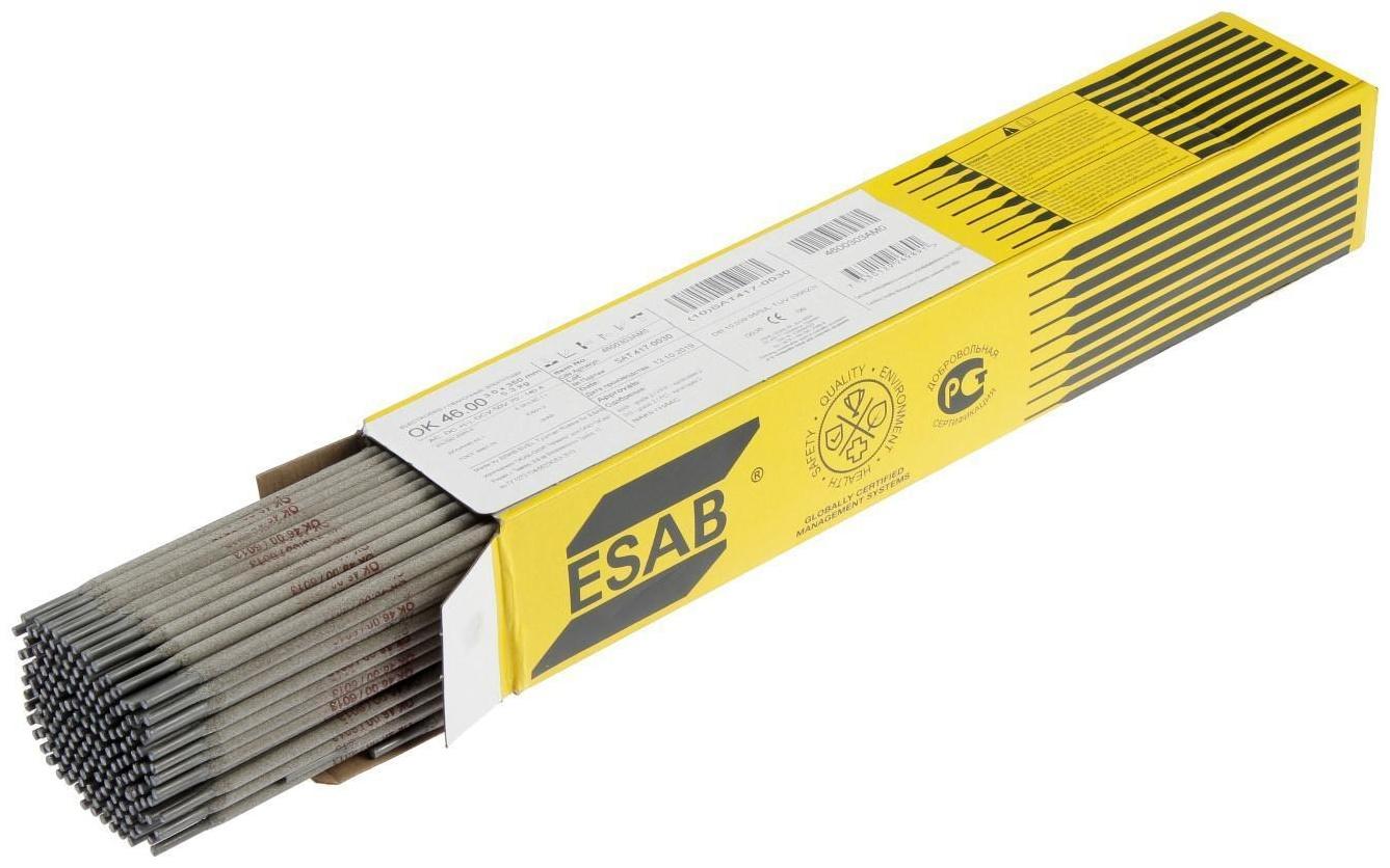 Электроды ESAB ОК 46, d=3 мм, 350 мм, 5.3 кг