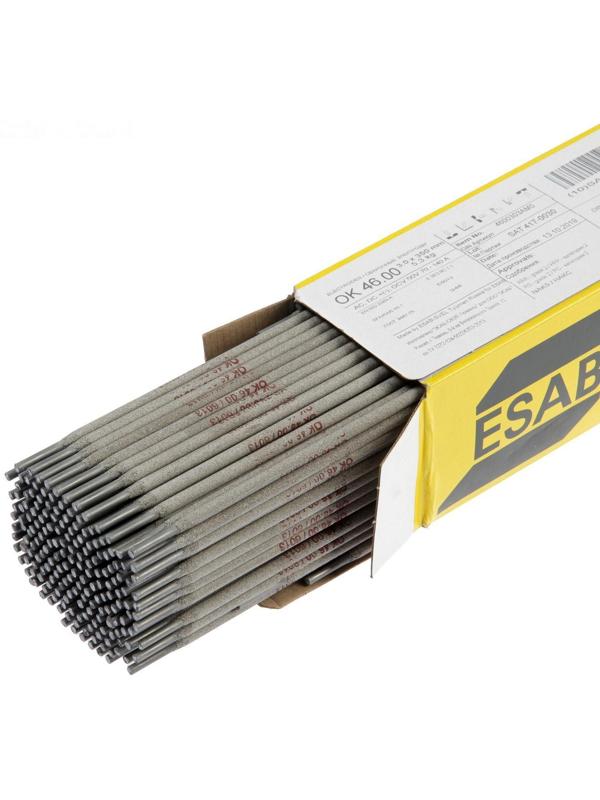 Электроды ESAB ОК 46, d=3 мм, 350 мм, 5.3 кг