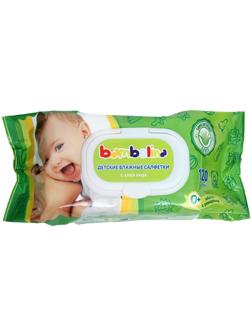 Влажные салфетки Bambolina, детские, 120 шт.