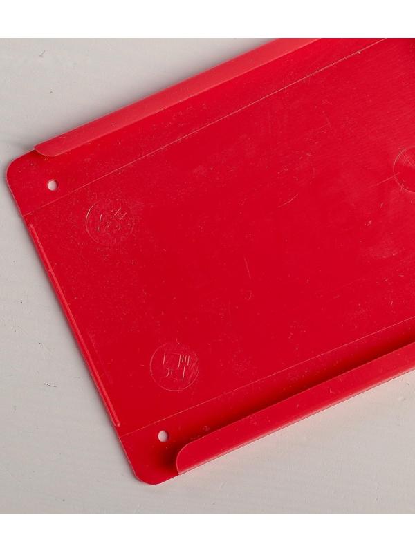 Тёрка с крышкой-дозатором и стороной для сыра, металлическая ручка, цвет МИКС