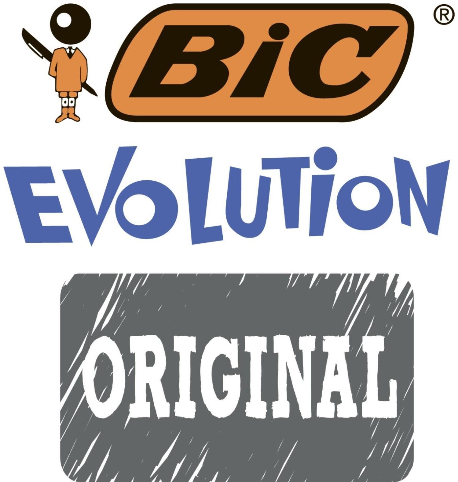 Карандаш чернографитный (простой) НВ, BIC Evolution, заточенный, пластик, без ластика, шестигранный, зеленый корпус