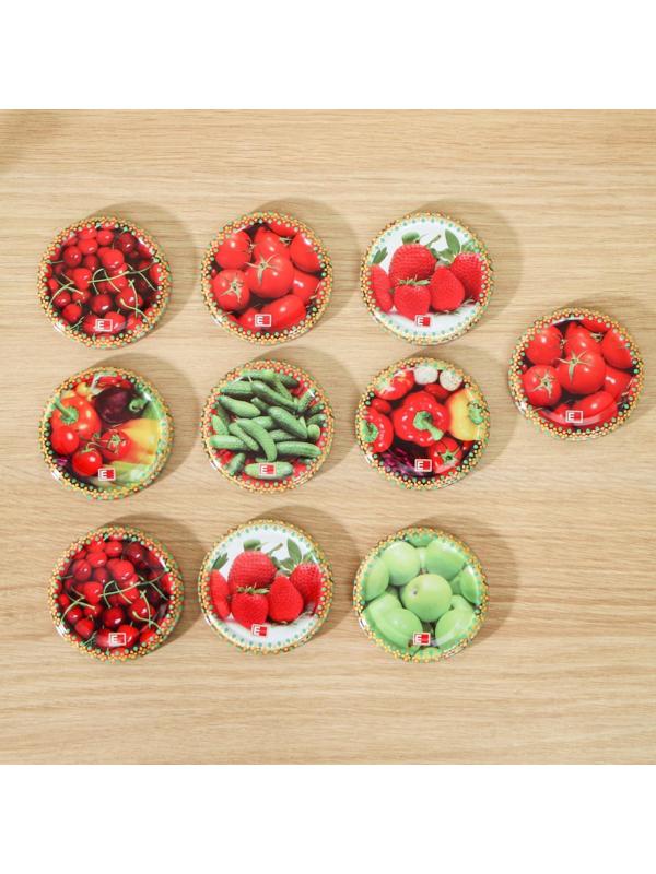 Крышка для консервирования «Елабуга. Карусель», ТО-82 мм, винтовая, литография, упаковка 20 шт.