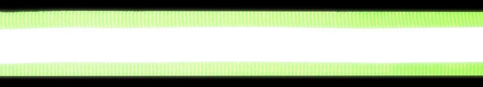 Светоотражающая лента-стропа, 10 мм, 5 ± 1 м, цвет салатовый
