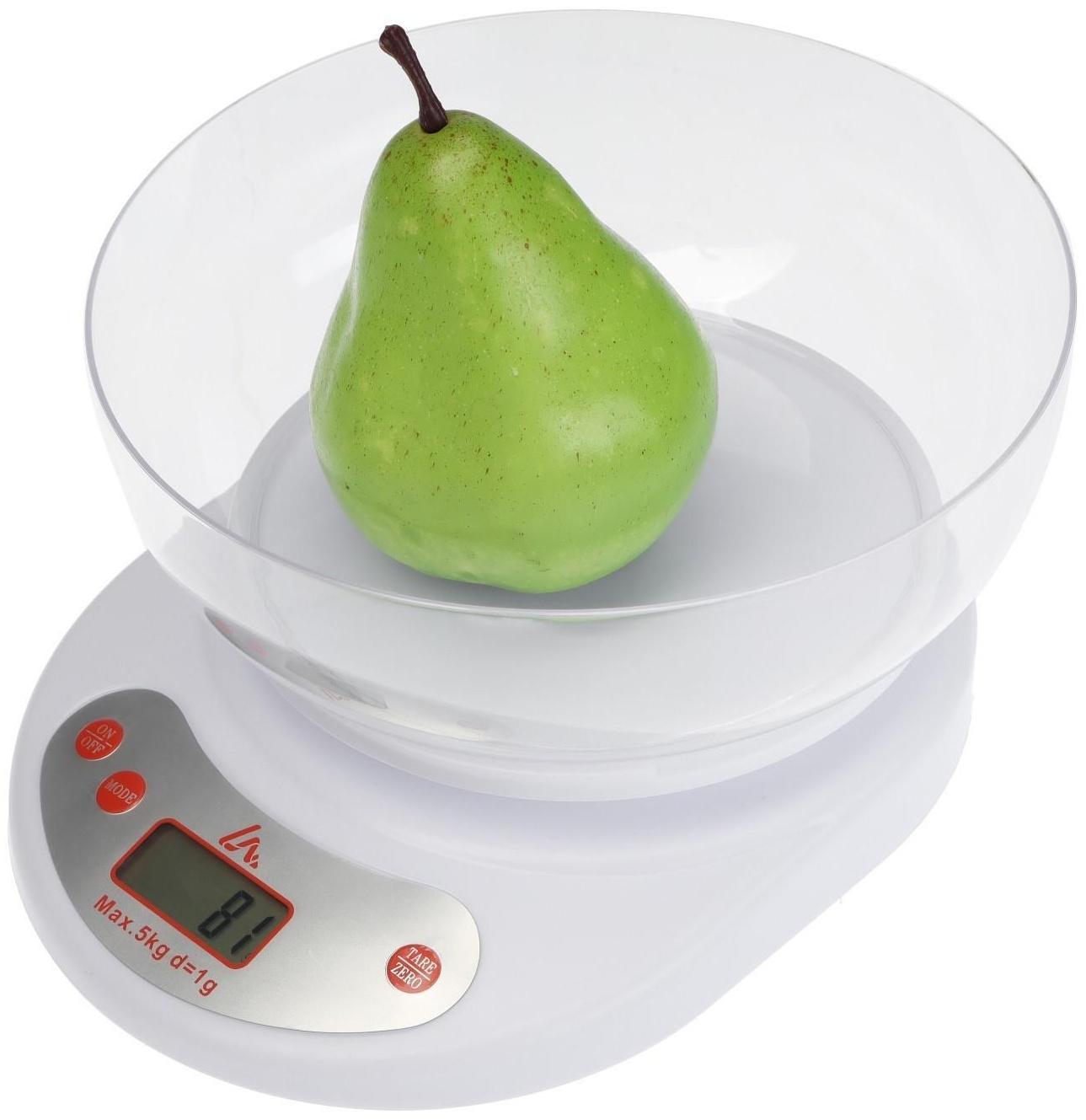 Весы кухонные Luazon LV 504, электронные, до 5 кг, МИКС