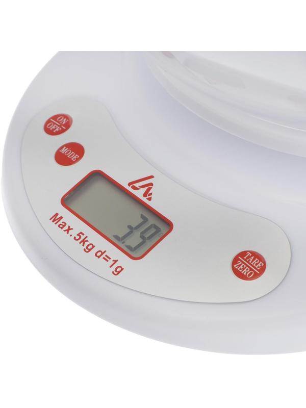 Весы кухонные Luazon LV 504, электронные, до 5 кг, МИКС