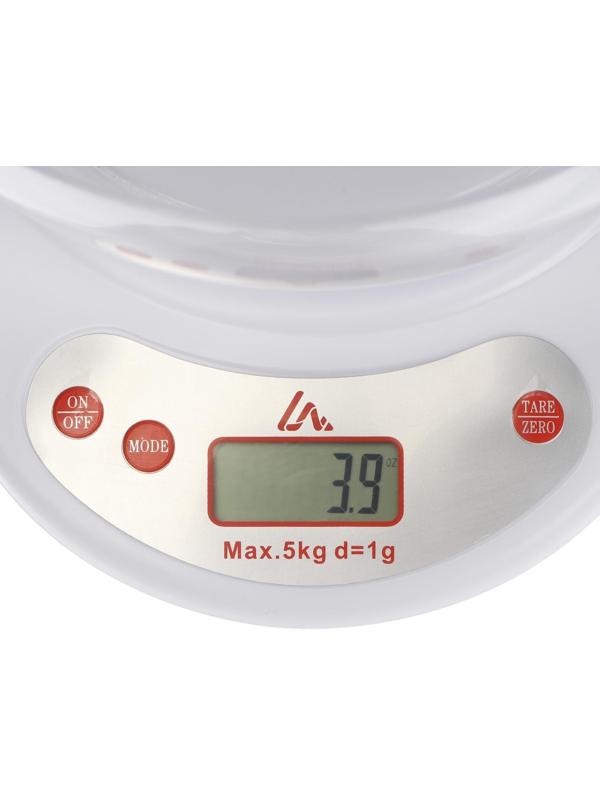Весы кухонные Luazon LV 504, электронные, до 5 кг, МИКС