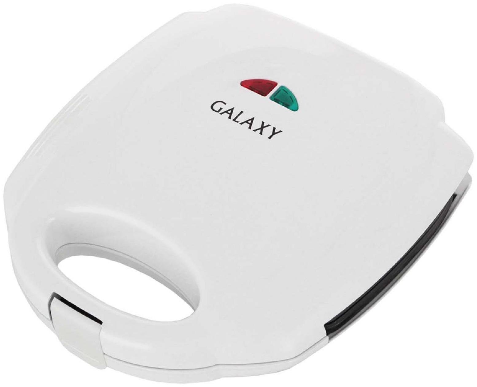 Сэндвичница Galaxy GL 2954, 800 Вт, приготовление тостов, белая