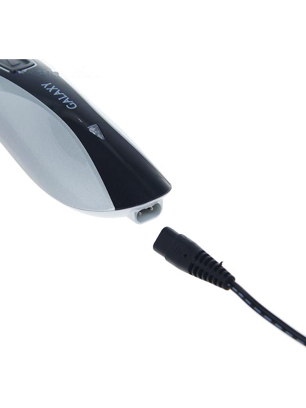 Машинка для стрижки Galaxy GL 4155, 3 Вт, АКБ, 4 насадки, лезвия из нерж. стали