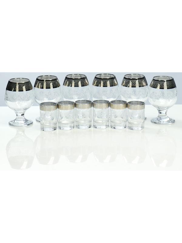 Мини-бар 12 предметов коньяк, гравировка 350/50 мл