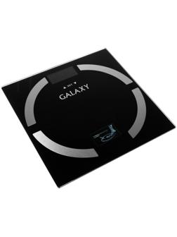 Весы напольные Galaxy GL 4850, диагностические, до 180 кг, 2хAAA, стекло, чёрные