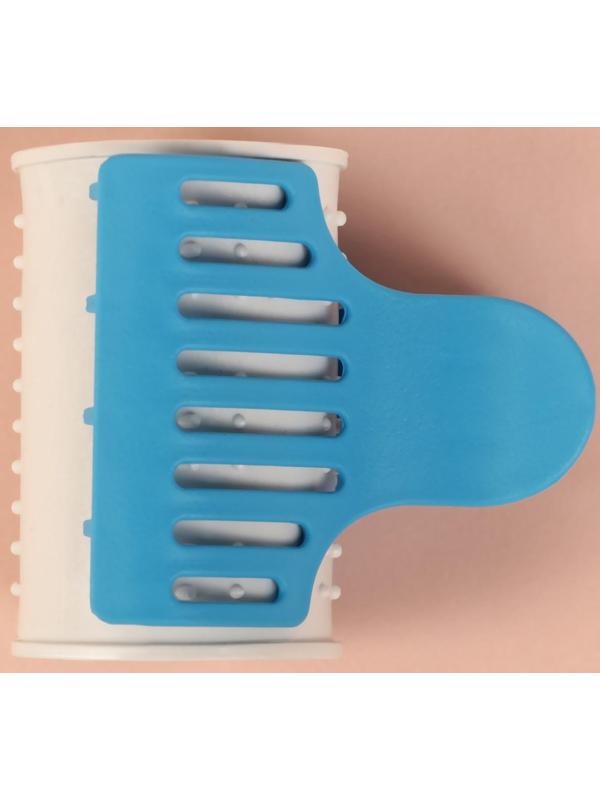 Термобигуди с крабом, d = 3,8 см, 4 шт, цвет красный