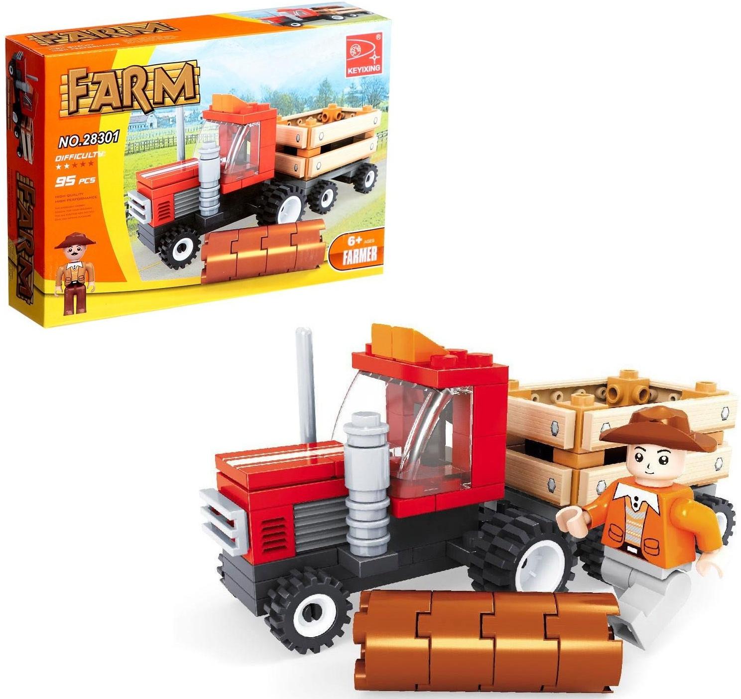 Конструктор «Лесозаготовочный грузовик», 93 детали