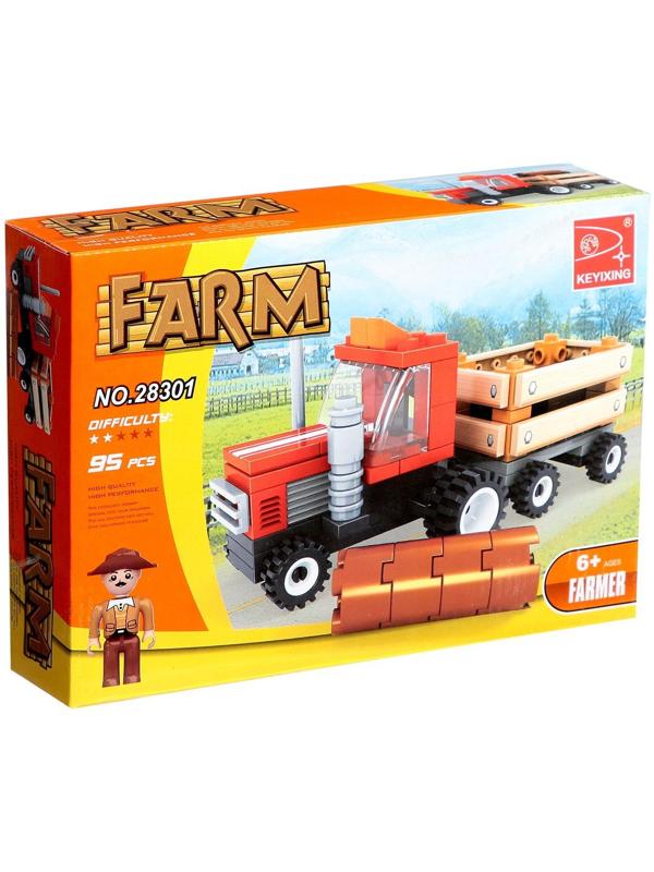 Конструктор «Лесозаготовочный грузовик», 93 детали