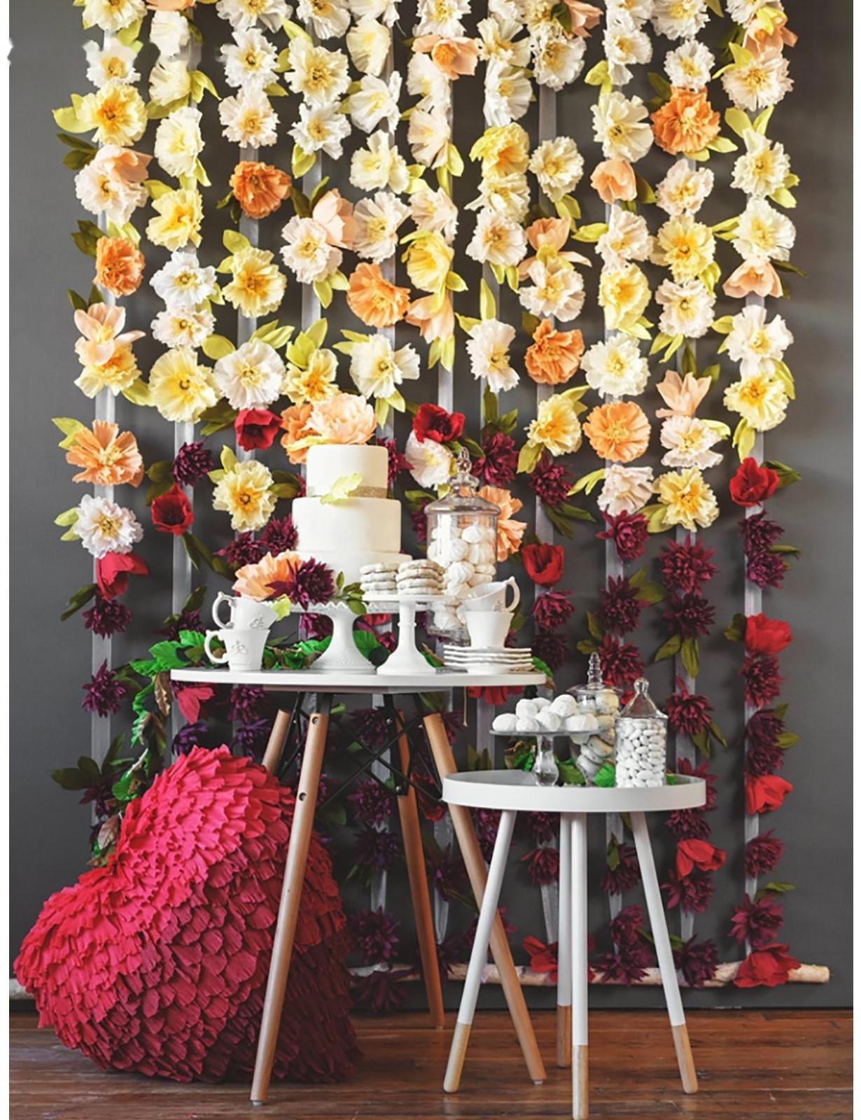 Бумага для упаковок и поделок, гофрированная, слоновая кость, бежевая, однотонная, двусторонняя, рулон 1 шт., 0,5 х 2,5 м