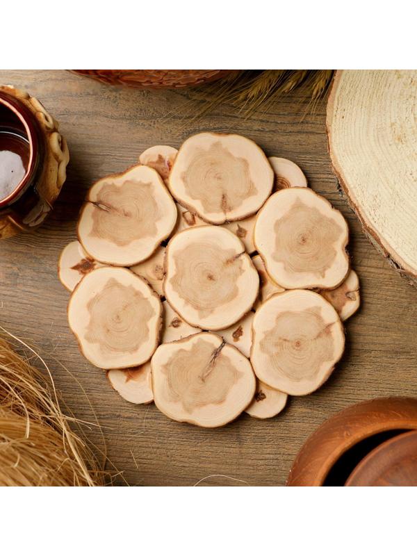 Подставка под горячее «Классика», D=18 см, можжевельник