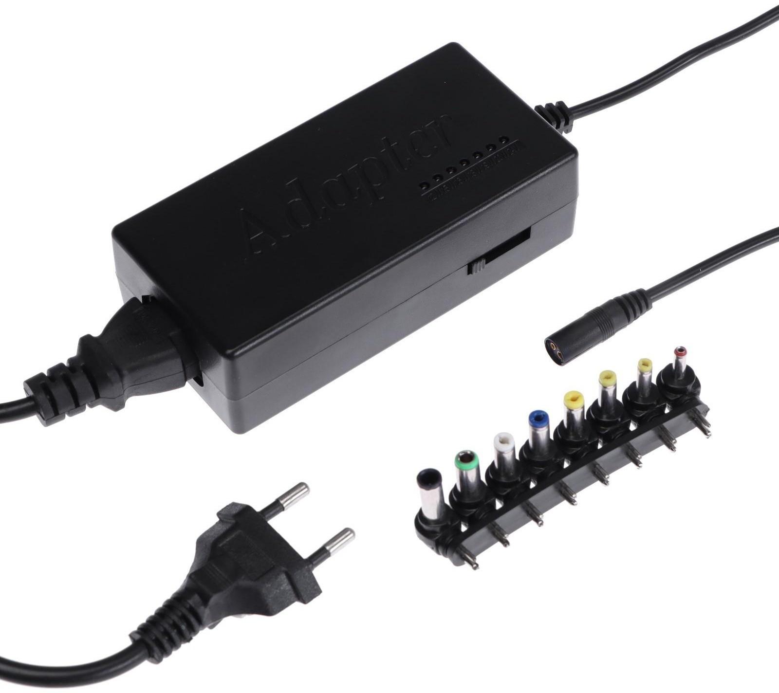 Универсальное зарядное устройство для ноутбука Luazon ZU10, 120 Вт, с переходниками 8 шт