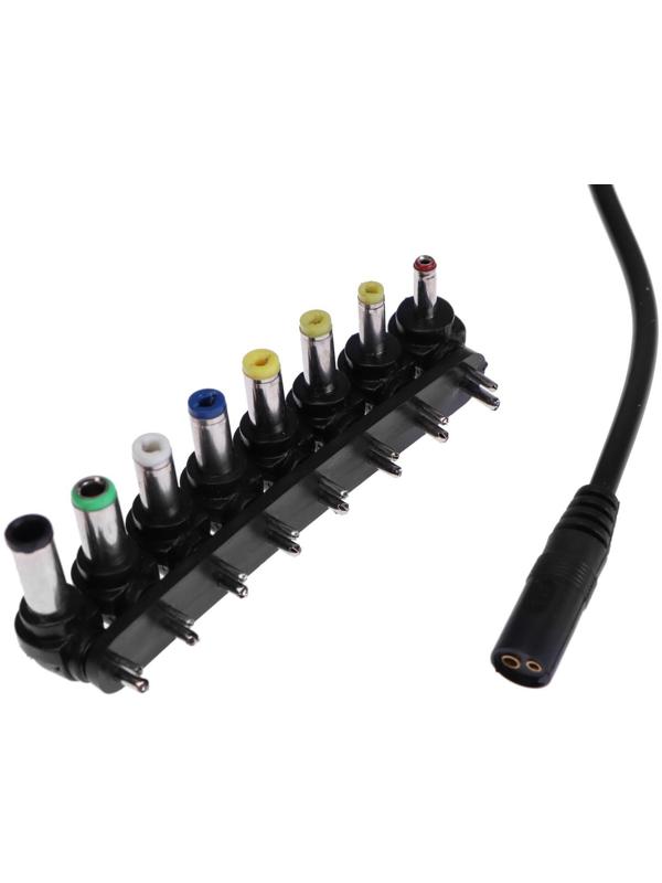 Универсальное зарядное устройство для ноутбука Luazon ZU10, 120 Вт, с переходниками 8 шт