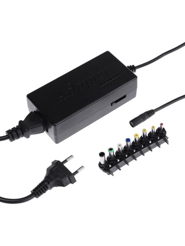 Универсальное зарядное устройство для ноутбука Luazon ZU10, 120 Вт, с переходниками 8 шт